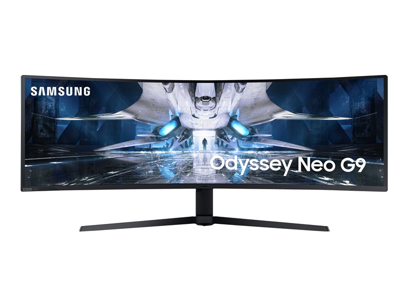 Samsung Odyssey Neo G9 S49AG950NU - Monitor QLED - curvo - 49" (48,7" visibles) - 5120 x 1440 Dual Quad HD @ 240 Hz - VA - 2000 cd/m² - 1000000:1 - HDR10+ - 1 ms - 2xHDMI, DisplayPort - negro