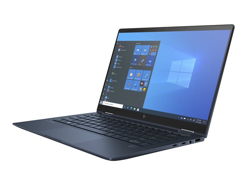 HP Elite Dragonfly G2 Notebook - Design invertido - Intel Core i7 1165G7 / 2.8 GHz - Win 10 Pro 64-bit - Iris Xe Graphics - 16 GB RAM - 512 GB SSD NVMe, TLC - 13.3" IPS ecrã de toque 1920 x 1080 (Full HD) - Wi-Fi 6 - azul galáxia - kbd: Português