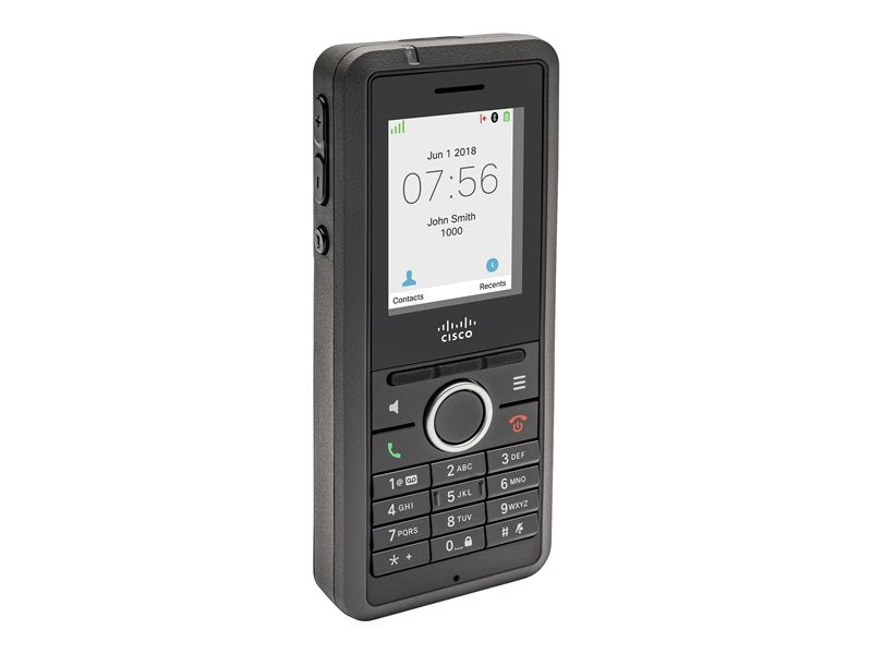 Cisco IP DECT Phone 6825 - Extensão de auricular sem fios - com interface Bluetooth - DECT - SIP - 2 linhas - com Estação de Base Cisco IPDECT 210 Multi-Cell (CP-6825-3PC-BUN-CE)