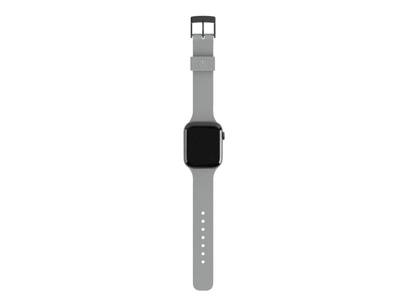 [U] Apple Watch Band 41mm/40mm/38mm, Series 7/6/5/4/3/2/1/SE - Silicone Gray - Smart Watch Watch Strap - Gray - for Apple Watch (38mm, 40mm )