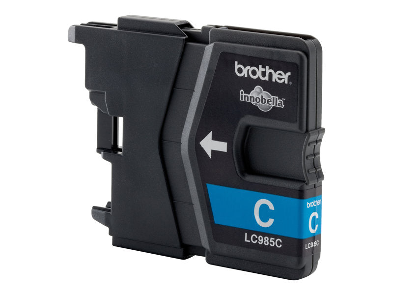 Brother LC985C - Blue cyan - original - blister pack with acoustic / electromagnetic alarm - cartridge (LC985CBPDR)