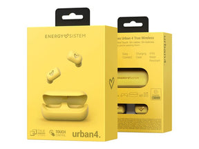 Energy Urban Series 4 - Auscultadores sem fios com microfonoe - intra-auricular - bluetooth - baunilha