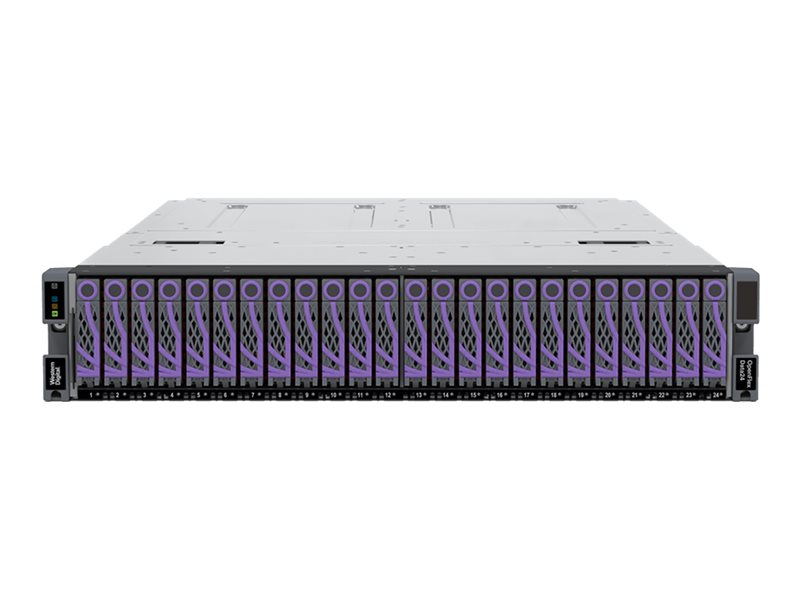 WD OpenFlex Data24 - Storage Enclosure - 24 Bays (PCIe (NVMe)) - 3.84TB x 12 SSD - Rack Mountable - 2U