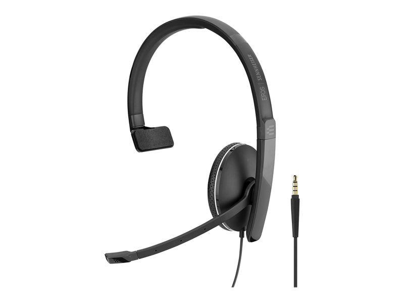 EPOS I SENNHEISER ADAPT SC 135 - Auriculares - in ear - con cable - cancelación activa de ruido - conector de 3,5 mm - negro, blanco