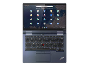 Lenovo ThinkPad C13 Yoga Gen 1 Chromebook 20UX - Diseño invertido - AMD Ryzen 5 3500C / 2.1GHz - Chrome OS - Gráficos Radeon - 8GB RAM - 128GB SSD NVMe - Pantalla táctil IPS de 13.3" 1920 x 1080 (Full HD) - Wi-Fi - Fi 6 - azul abismo - kbd: inglés