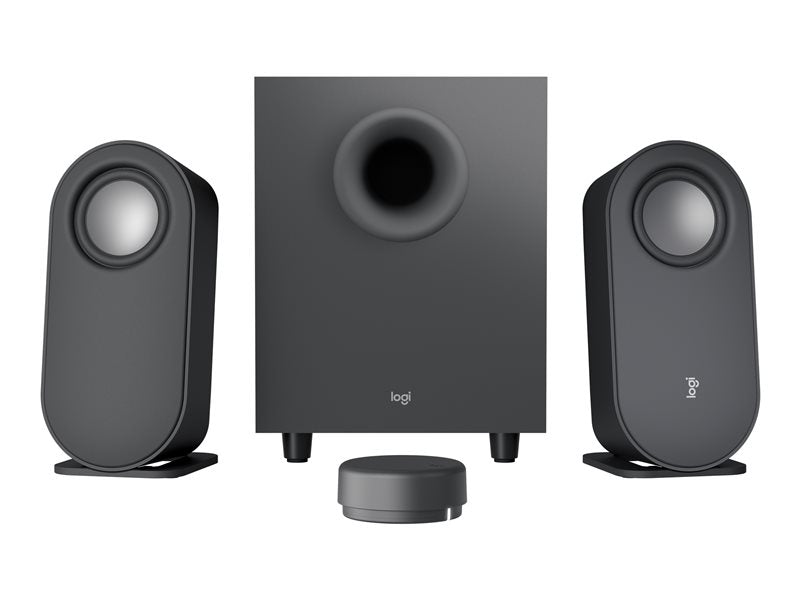 Logitech Z407 - Speaker System - for PC - 2.1 channel - wireless - Bluetooth - USB - 40 Watt (Total) - graphite gray