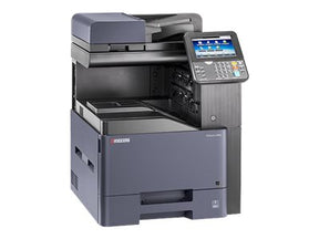 Kyocera TASKalfa 308ci - Impressora multi-funções - a cores - laser - Legal (216 x 356 mm)/A4 (210 x 297 mm) (original) - A4/Legal (media) - até 30 ppm (cópia) - até 30 ppm (impressão) - 600 folhas - Gigabit LAN, host USB