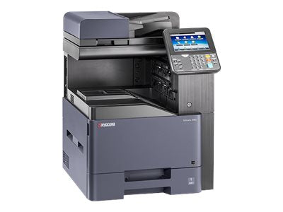 Kyocera TASKalfa 308ci - Impresora multifunción - color - láser - Legal (216 x 356 mm)/A4 (210 x 297 mm) (original) - A4/Legal (soportes) - hasta 30 ppm (copia) - hasta 30 ppm ( impresión) - 600 hojas - LAN Gigabit, host USB