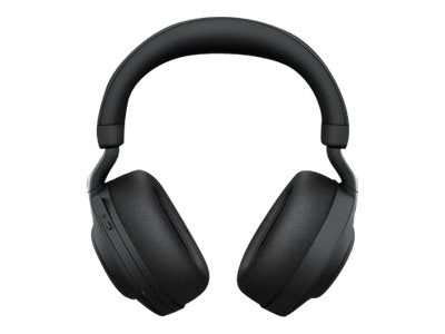 Jabra Evolve2 85 MS Stereo - Headphones - Full Size - Bluetooth - Wireless, With Cable - Active Noise Cancellation - 3.5mm Jack - Noise Isolation - Black - Certified for Teams