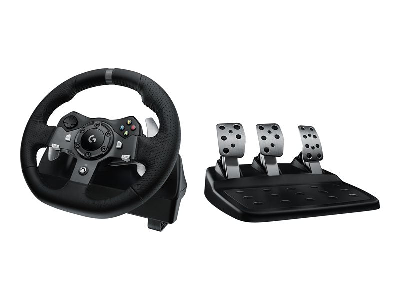 Logitech G920 Driving Force - Conjunto de volante e pedais - com cabo - para Microsoft Xbox One (941-000123)