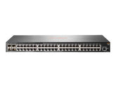 HPE Aruba 2930F 48G 4SFP+ - Interruptor - L3 - Administrado - 48 x 10/100/1000 + 4 x 1 Gigabit / 10 Gigabit SFP+ (ligação ascendente) - montável em trilho (JL254A#ABB)