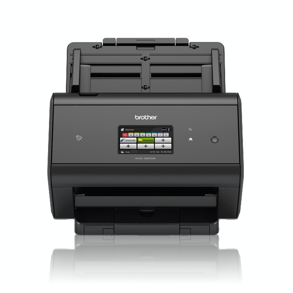 Brother ADS-3600W - Document Scanner - Duplex - 215.9 x 5000 mm - 600 dpi x 600 dpi - up to 50 ppm (mono) / up to 50 ppm (color) - ADF (50 sheets) - USB 3.0, LAN, Wi-Fi (n), USB 2.0 (Host)