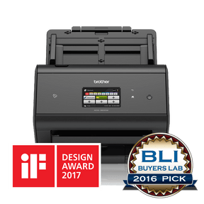 Brother ADS-3600W - Document Scanner - Duplex - 215.9 x 5000 mm - 600 dpi x 600 dpi - up to 50 ppm (mono) / up to 50 ppm (color) - ADF (50 sheets) - USB 3.0, LAN, Wi-Fi (n), USB 2.0 (Host)