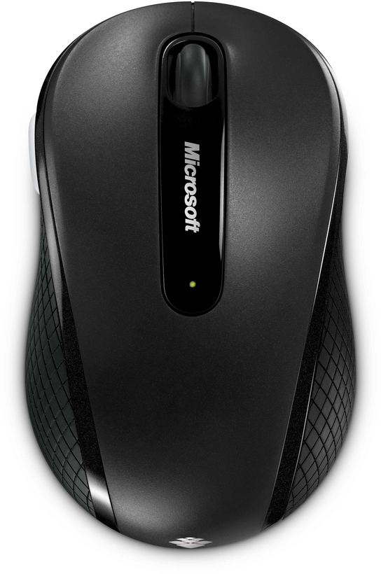 Microsoft Wireless Mobile Mouse 4000 - Mouse - left and right handed - optical - 4 buttons - wireless - 2.4 GHz - USB wireless receiver - graphite