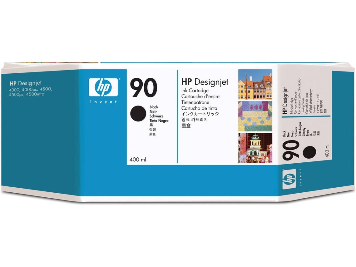 HP 90 - 400 ml - preto - original - DesignJet - tinteiro - para DesignJet 4000, 4000ps, 4020, 4020ps, 4500, 4500mfp, 4500ps, 4520, 4520 HD-MFP, 4520ps