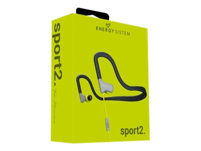 Energy Sport 2 - Auscultadores intra-aurais com microfonoe - intra-auricular - montagem por debaixo do pescoço - com cabo - macaco de 3,5 mm - amarelo