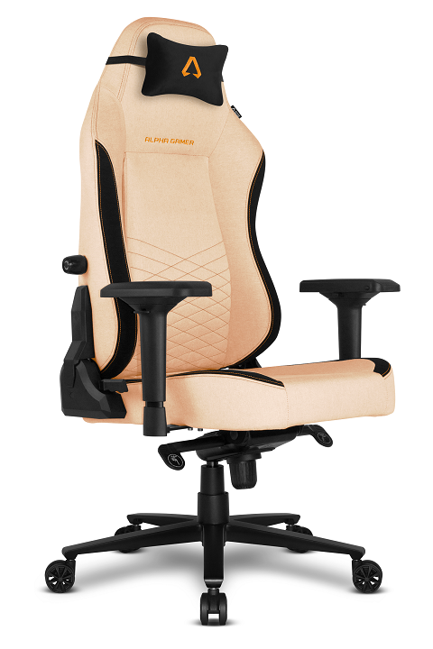 Alpha Gamer Chair Alegra Fabric Orange