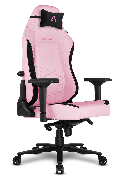 Alpha Gamer Chair Alegra Fabric pink