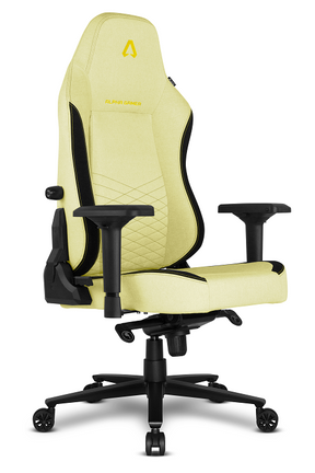 Alpha Gamer Chair Alegra Fabric Yellow