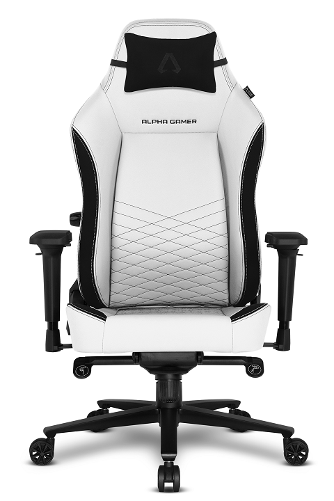 Alpha Gamer Chair Alegra White