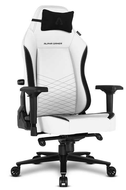 Alpha Gamer Chair Alegra White