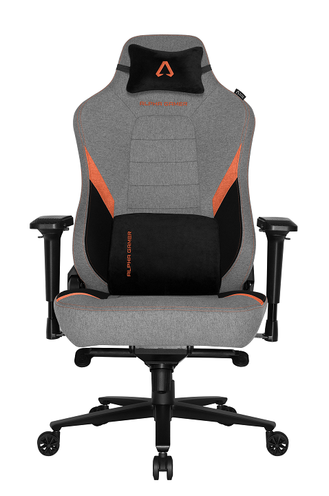 Cadeira Alpha Gamer Phenix Black/Grey/Orange