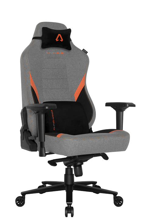 Cadeira Alpha Gamer Phenix Black/Grey/Orange