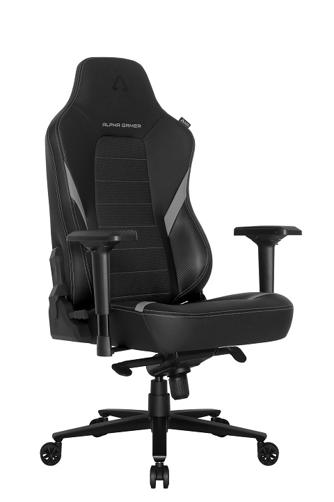 Cadeira Alpha Gamer Phenix PU Leather Black/Grey