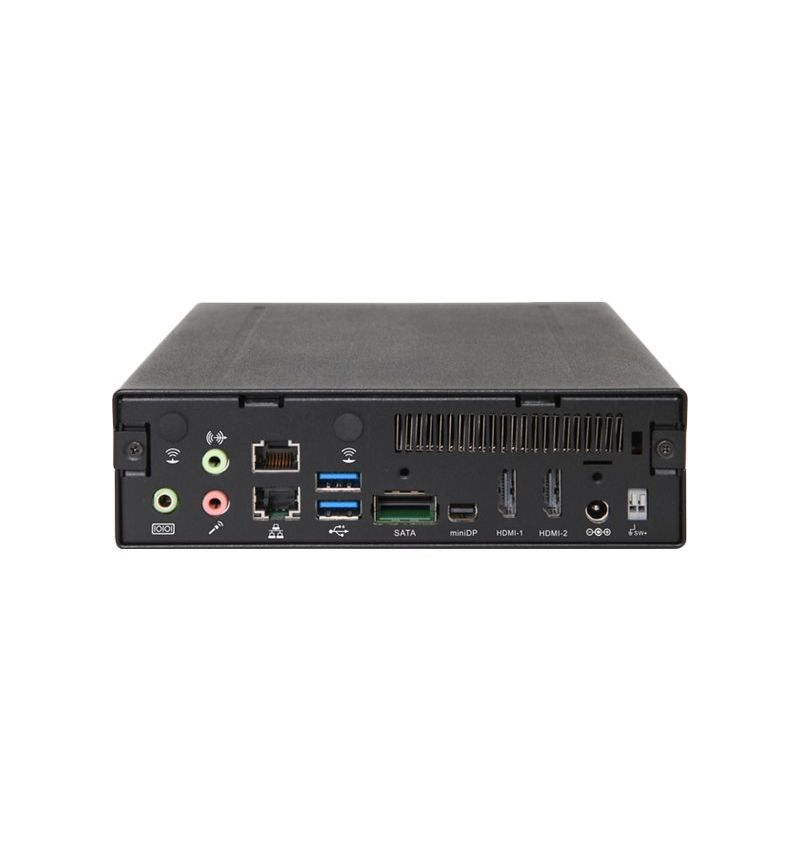 AOpen Digital Engine DE7400 - Mini PC - Core i5 6440HQ / 2.6 GHz - RAM 8 GB - SSD 64 GB - HD Graphics 530 - GigE - WLAN: Wi-Fi - Win 10 Pro - monitor: nenhum - preto (491.DEG00.0340)