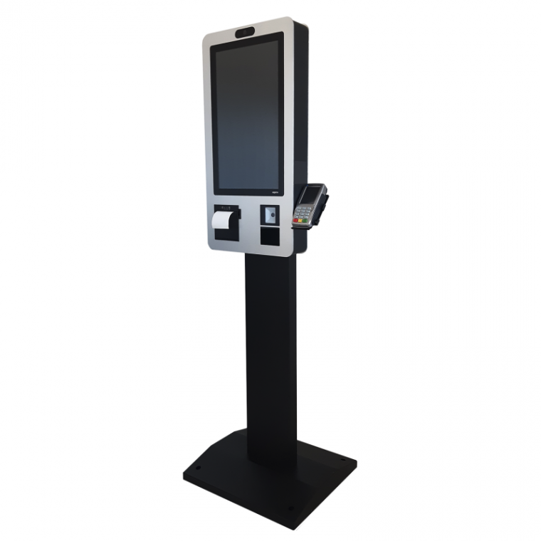 APPROX Interactive Kiosk 21" Capacitive 4GB/64GB SSD with pedestal - Printer+Scanner+Camera+NFC