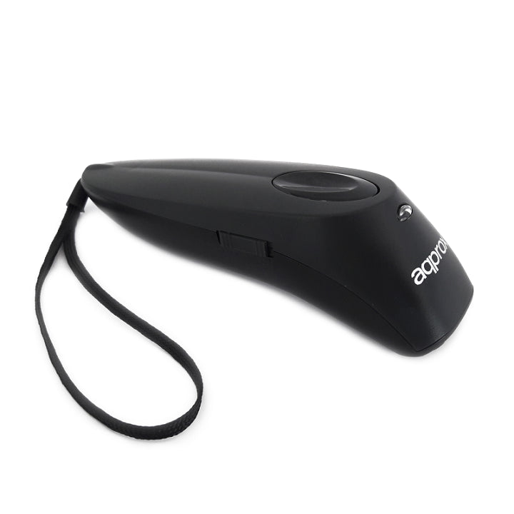 Leitor Códigos de barras APPROX Portátil 2D LS10 c/ suporte, Preto - Bluetooth/Wireless