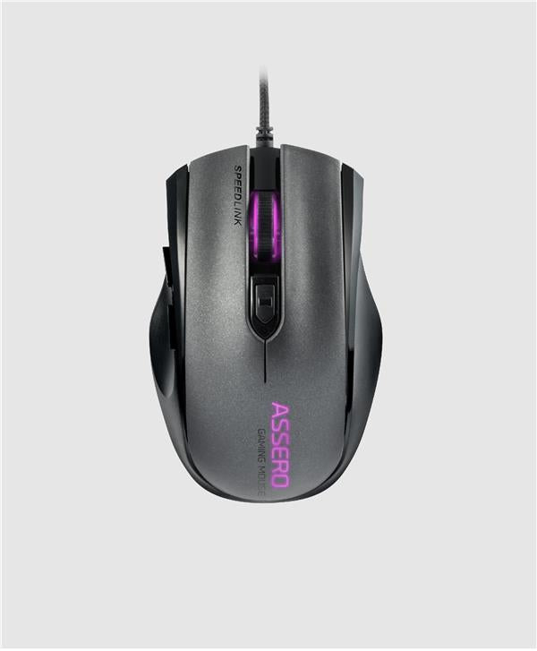 ASSERO Gaming Mouse, negro-