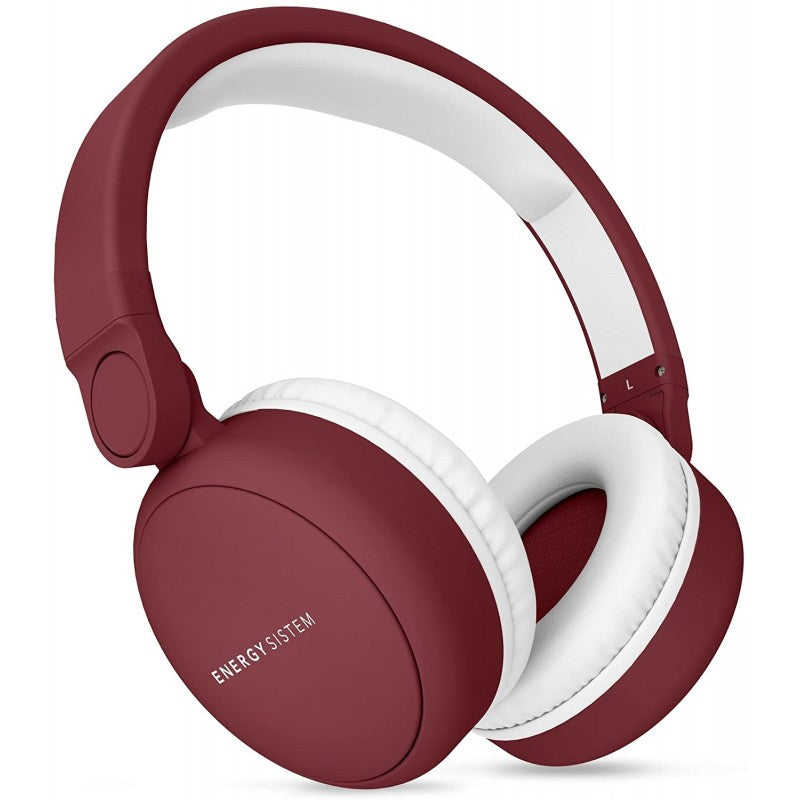 Energy Headphones 2 - Auscultadores supra-aurais com microfonoe - no ouvido - bluetooth - sem fios - Vermelho rubi