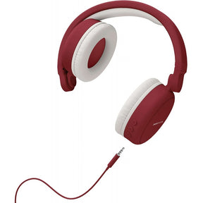 Energy Headphones 2 - Auscultadores supra-aurais com microfonoe - no ouvido - bluetooth - sem fios - Vermelho rubi