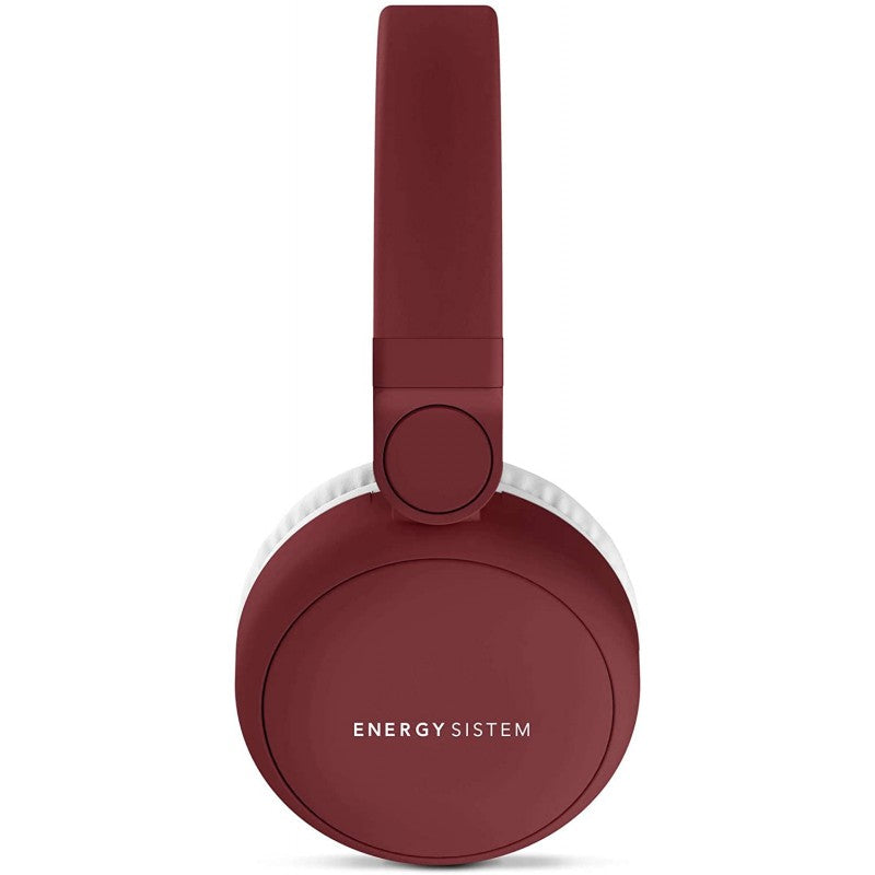 Energy Headphones 2 - Auriculares supraaurales con micrófono - intrauditivos - bluetooth - inalámbricos - rojo rubí