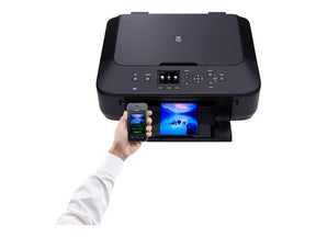 Canon PIXMA MG5550 - Multifunction Printer - Color - Inkjet - 216 x 297 mm (original) - A4/Legal (media) - up to 12.2 ipm (print) - 100 sheets - USB 2.0, Wi-Fi(n) - black (8580B006AA?CF)