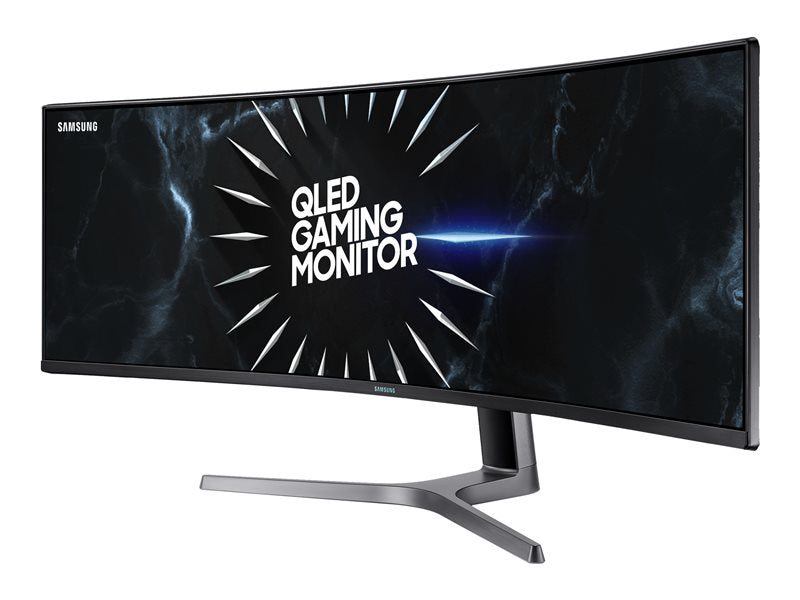 Samsung C49RG90SSR - QLED Monitor - curved - 49" - 5120 x 1440 Dual WQHD @ 120 Hz - VA - 1000 cd/m² - 3000:1 - DisplayHDR 1000 - 4 ms - HDMI, 2xDisplayPort