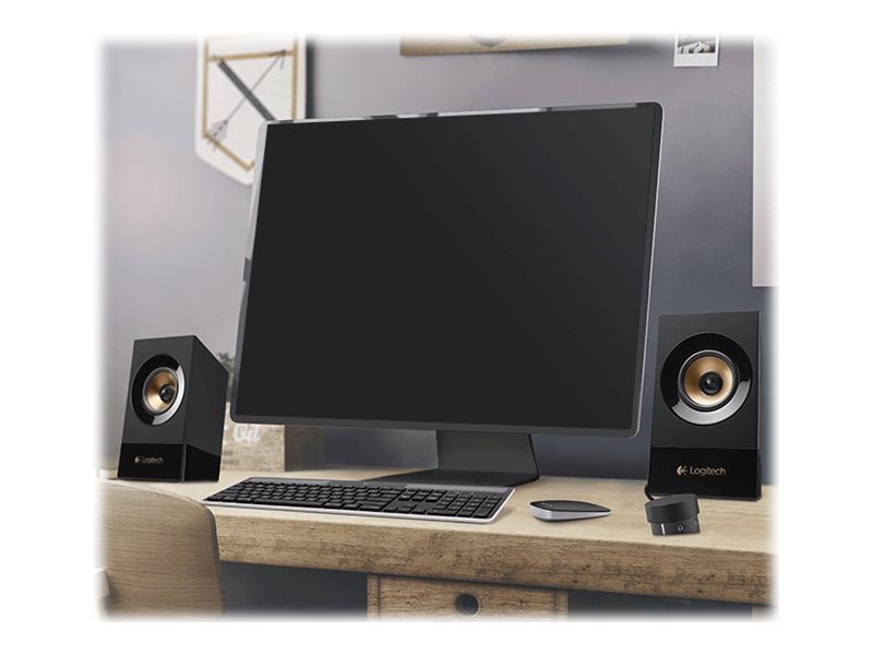 Logitech Z533 - Speaker System - for PC - 2.1 channel - 60 Watt (Total)