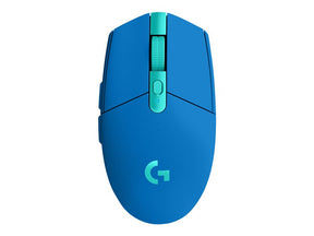 Logitech G G305 - Mouse - optical - 6 buttons - wireless - LIGHTSPEED - wireless USB receiver - blue (910-006014)