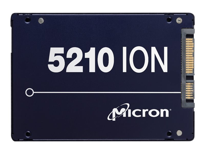 Micron 5210 ION - SSD - 7,68 TB - interno - 2,5" - SATA 6Gb/s (MTFDDAK7T6QDE-2AV1ZABYY?CPG)