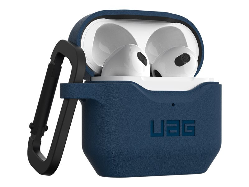 UAG Rugged Case for Airpods (3rd Gen, 2021) - Std. Issue Silicone_001 Mallard - Bolsa for wireless earbuds - antimicrobiano - silicone - mallard - para Apple AirPods (3ª geração)