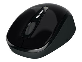 Microsoft Wireless Mobile Mouse 3500 - Mouse - right- and left-handed - optical - 3 buttons - wireless - 2.4 GHz - USB wireless receiver - black (GMF-00042)