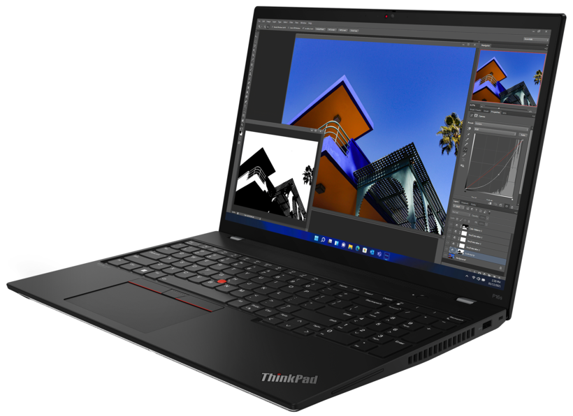 Lenovo ThinkPad P16s Gen 1 21BT - Intel Core i7 1260P / 2.1 GHz - Win 10 Pro 64-bit (inclui Licença Windows 11 Pro) - Quadro T550 - 16 GB RAM - 512 GB SSD TCG Opal Encryption 2, NVMe, Value - 16" IPS 1920 x 1200 - Wi-Fi 6E - preto - kbd: Português -