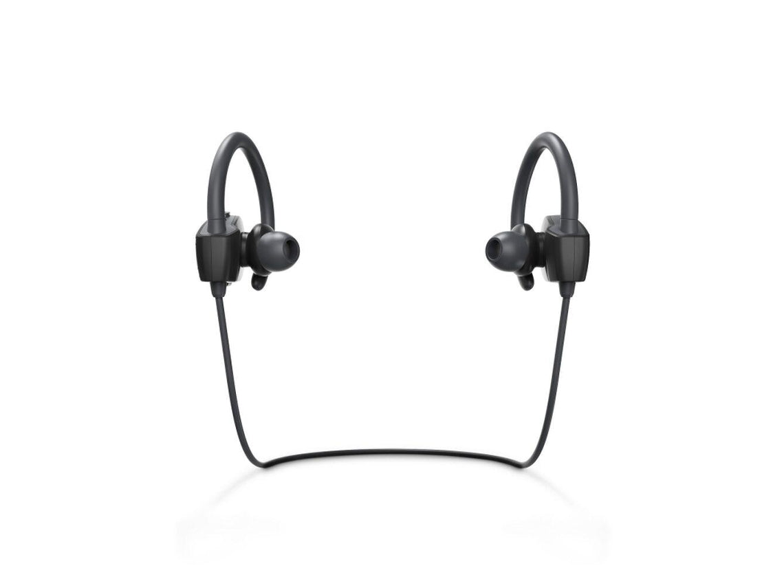 Energy Sport 1+ - In-ear headphones with microphone - in-ear - under-neck mount - bluetooth - wireless - dark