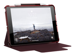 [U] Funda para iPad de 10,2 pulgadas (9/8/7 Gen, 2021/2020/2019) - Berenjena Lucent/Rosa polvorienta - Funda con tapa para tableta - Berenjena, rosa empolvado - 10,2" - para iPad de Apple de 10,2 pulgadas (7. generación, octava generación)