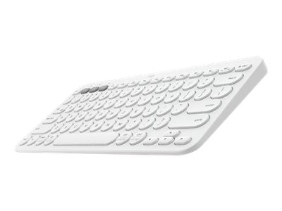 Logitech K380 Multi-Device Bluetooth Keyboard - Keyboard - Wireless - Bluetooth 3.0 - QWERTY - American International Standard - Off-White (920-009868)