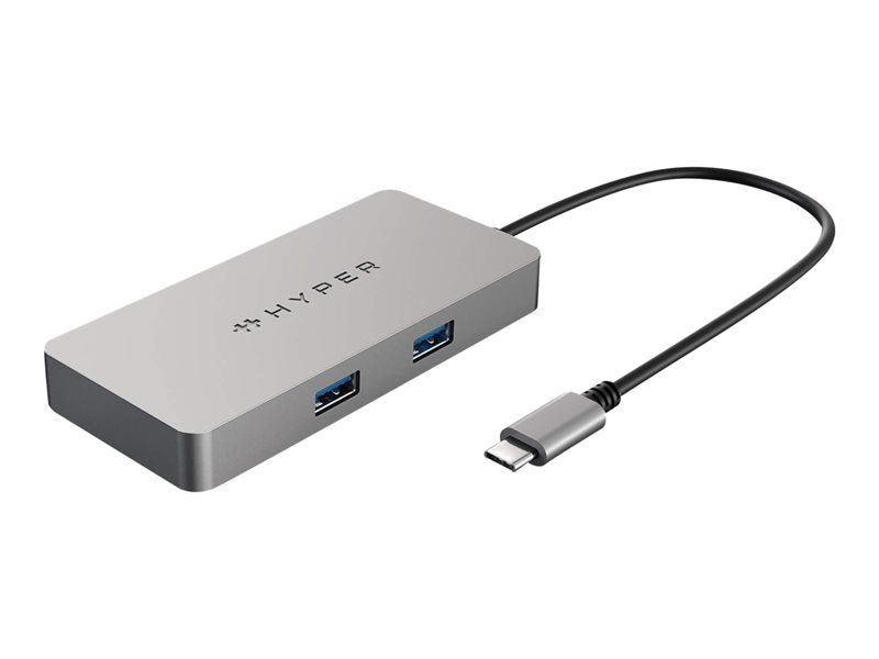 HyperDrive 5-Port USB-C Hub - Estação de engate - USB-C - HDMI - GigE