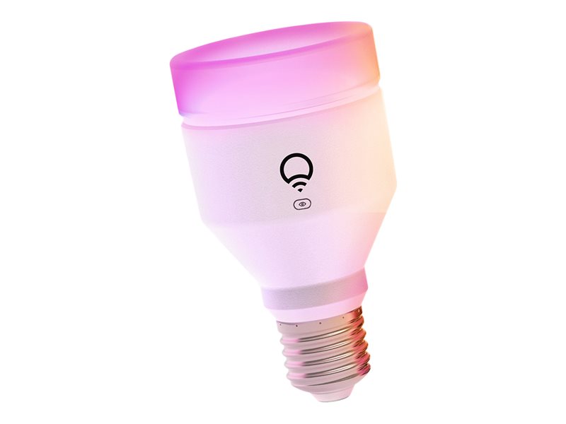 LIFX Nightvision - Lâmpada LED - forma: A60 - E27 - 11.5 W (equivalente 80 W) - classe F - luz multicolor/quente para branco frio - 1500-9000 K - branco (pacote de 2)