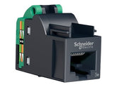 Schneider Actassi S-One - Despliegue modular - 3,3 cm - RJ-45 - Gris oscuro (paquete de 12) (VDIB17725U12)