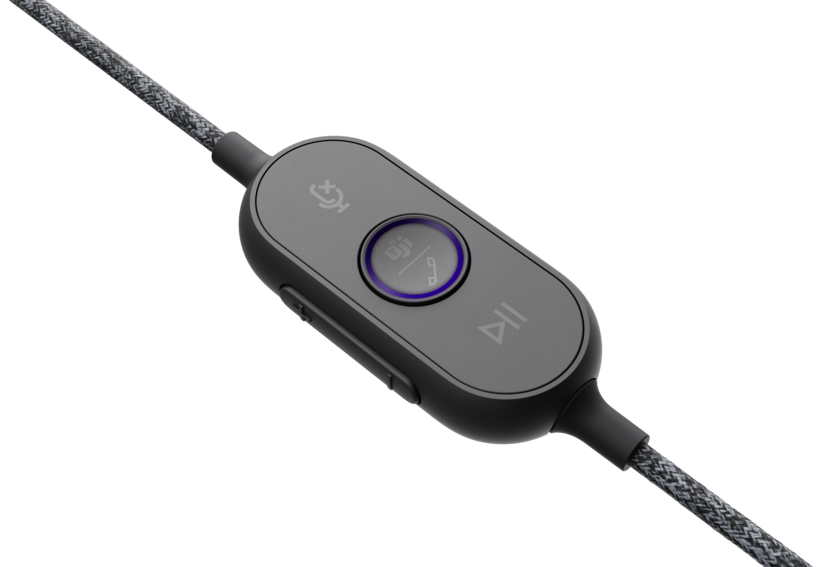 Logitech Zone Wired MSFT Teams - Auriculares - In Ear - Con cable - USB-C - Grafito - Certificado para Microsoft Teams